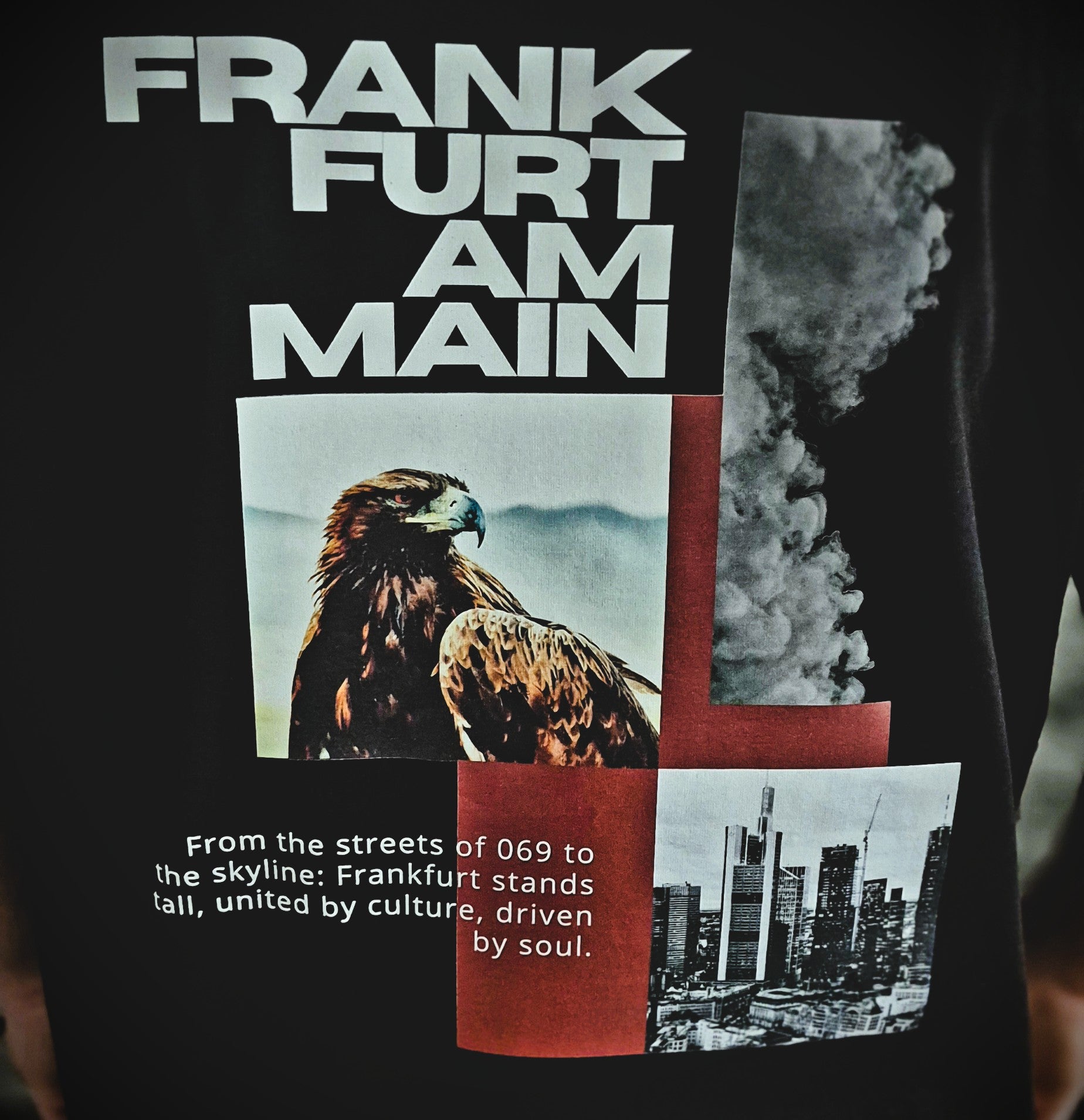 SMOCKE  FROM THE BLOCKS OVERSIZED T SHIRT