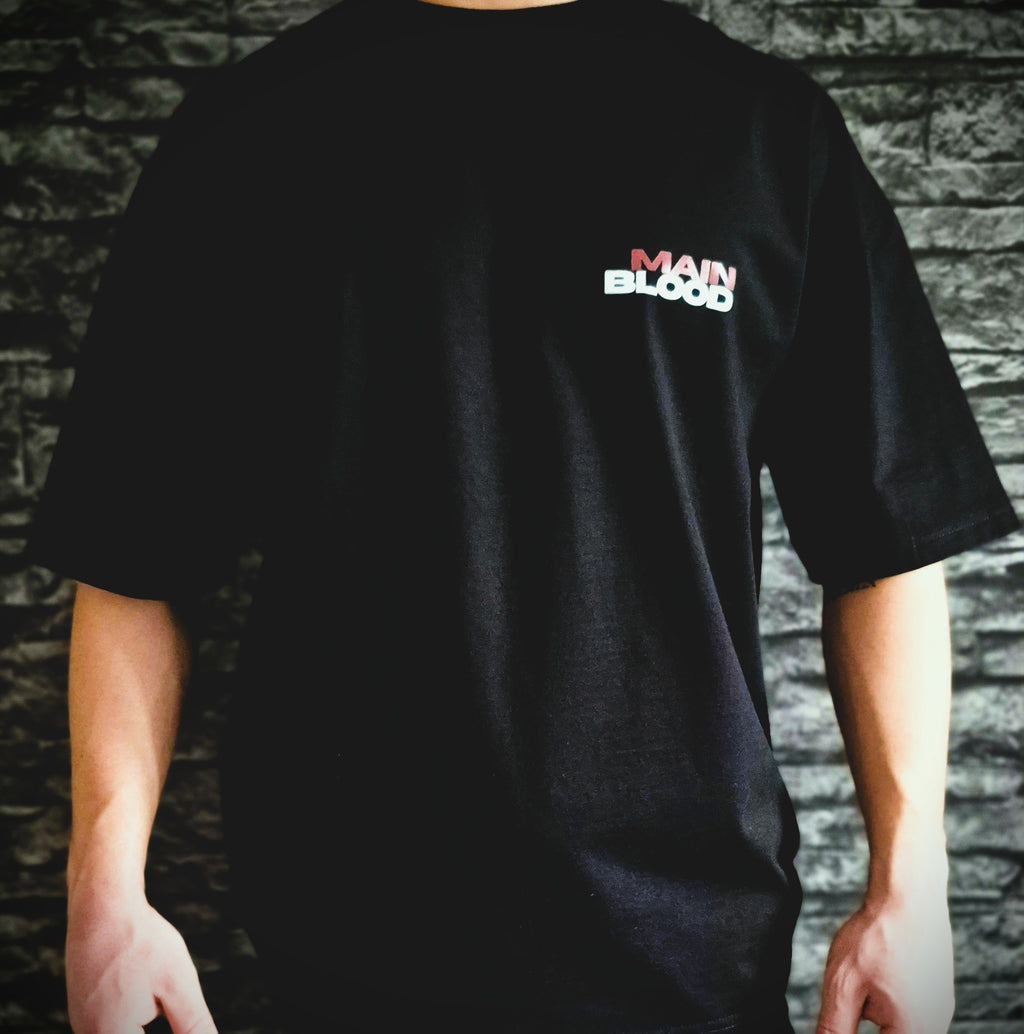 SMOCKE  FROM THE BLOCKS OVERSIZED T SHIRT